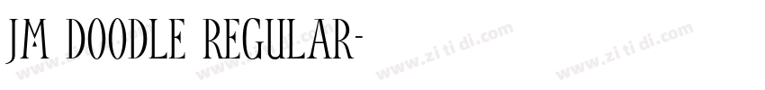 JM Doodle Regular字体转换